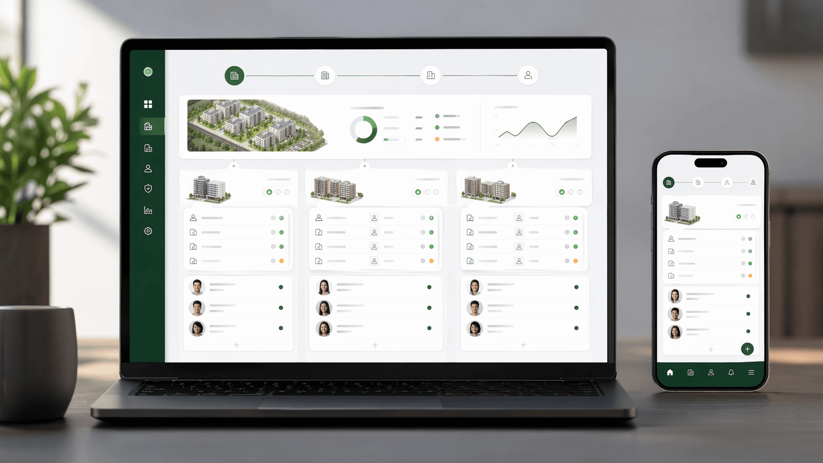 Bloklar, Daireler ve Kişiler